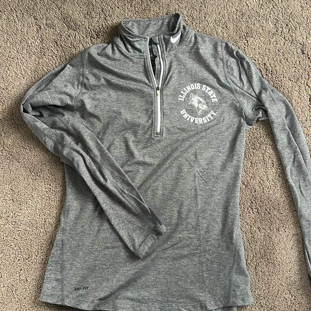 ISU quarter zip Nike dri-fit
